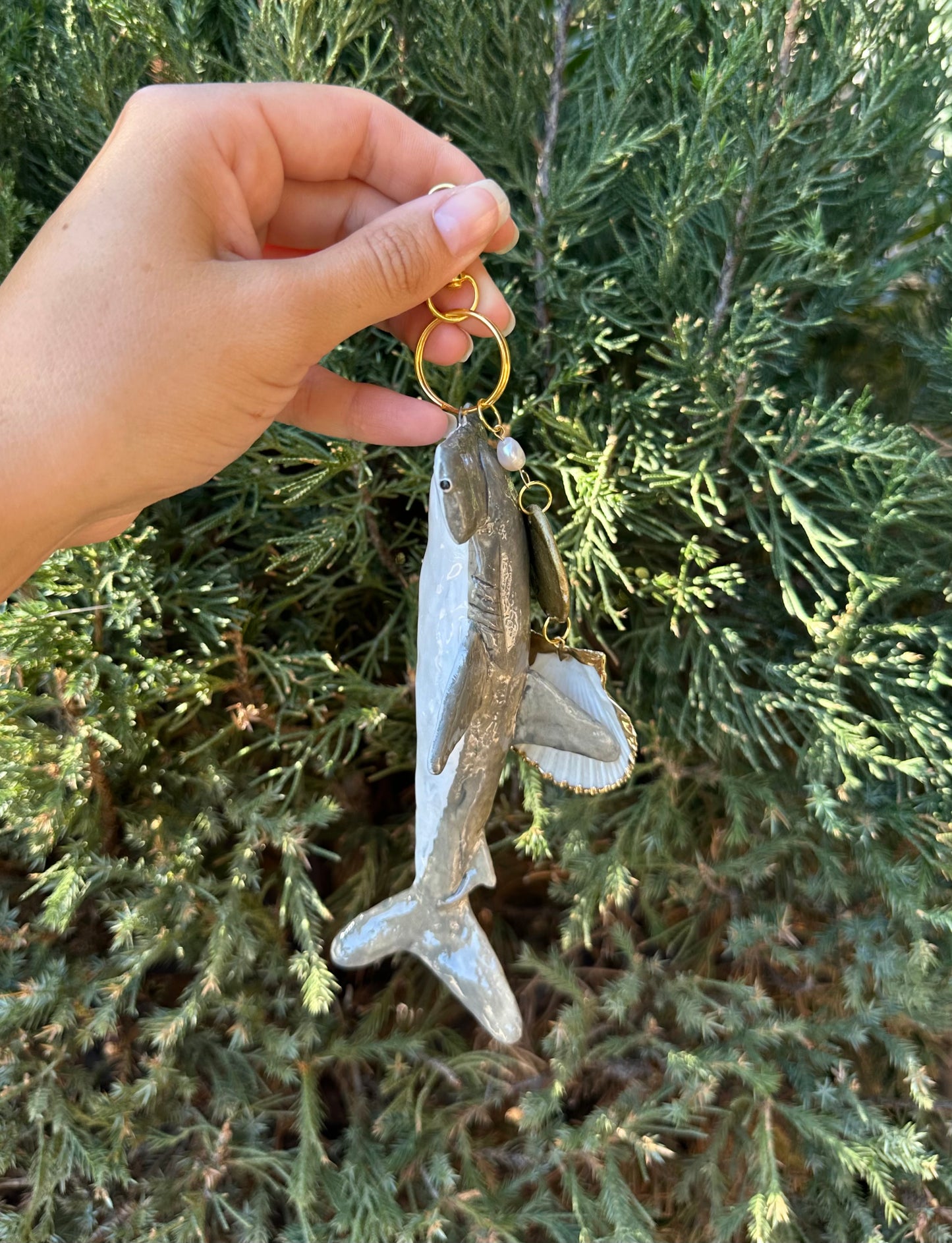 Hammerhead bag charm