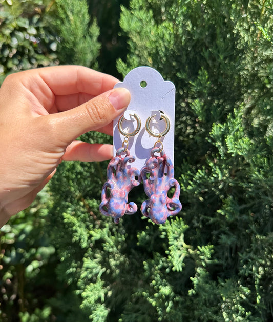 Octopus earrings