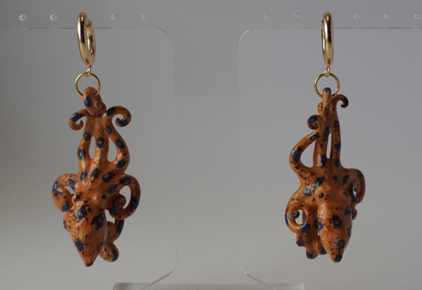 Octopus and reptile earring pre-order