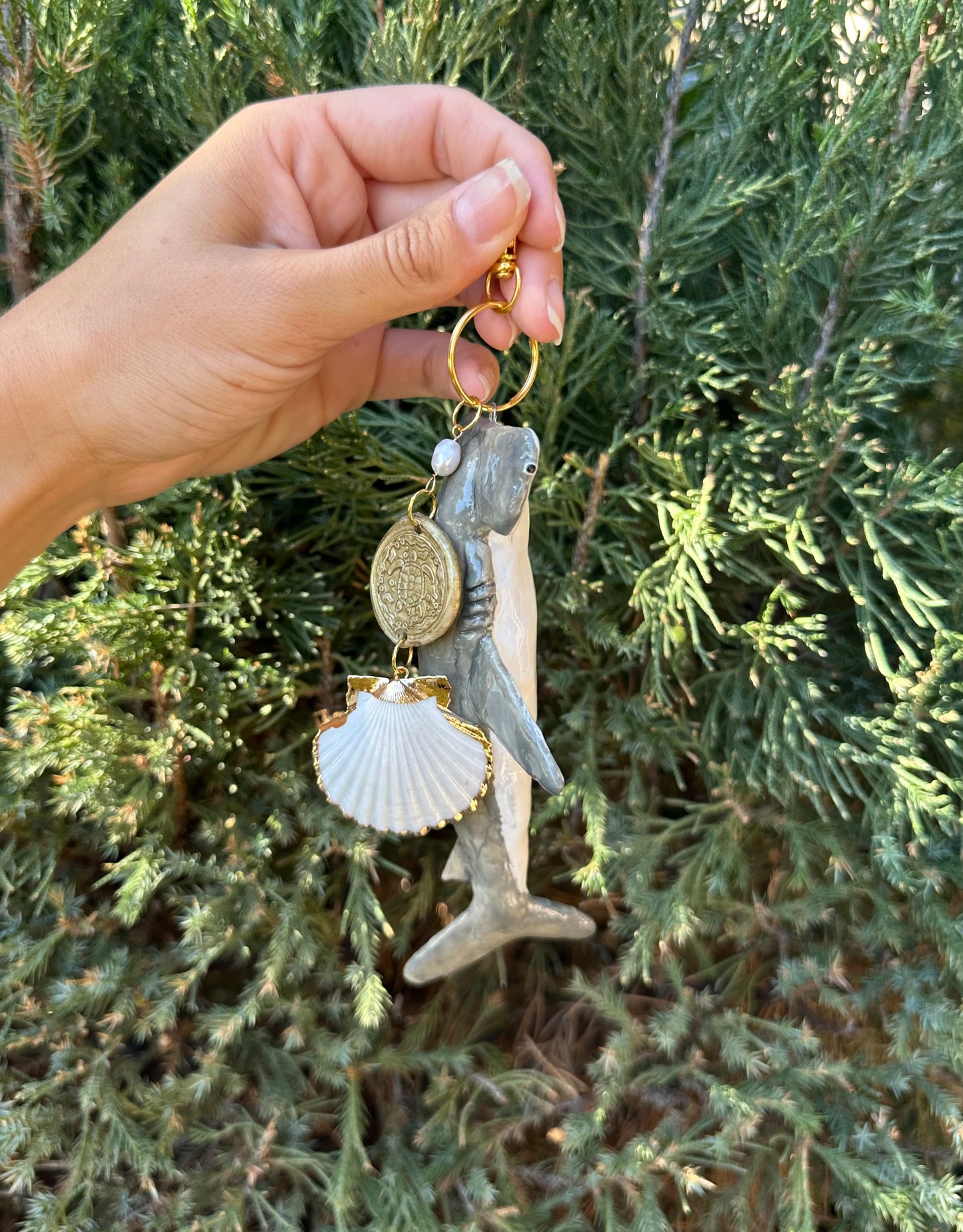 Hammerhead bag charm