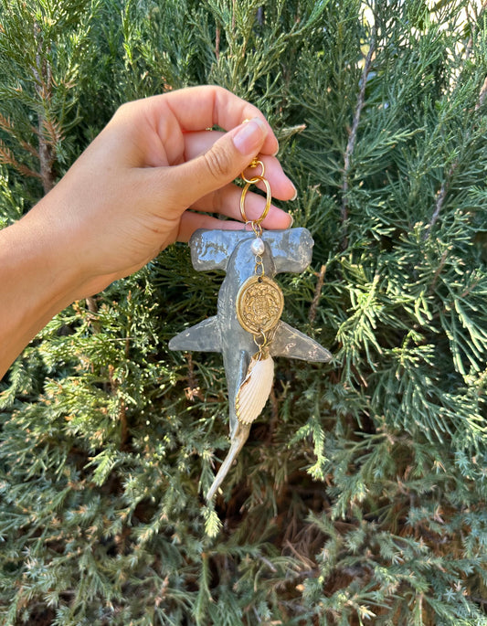 Hammerhead bag charm