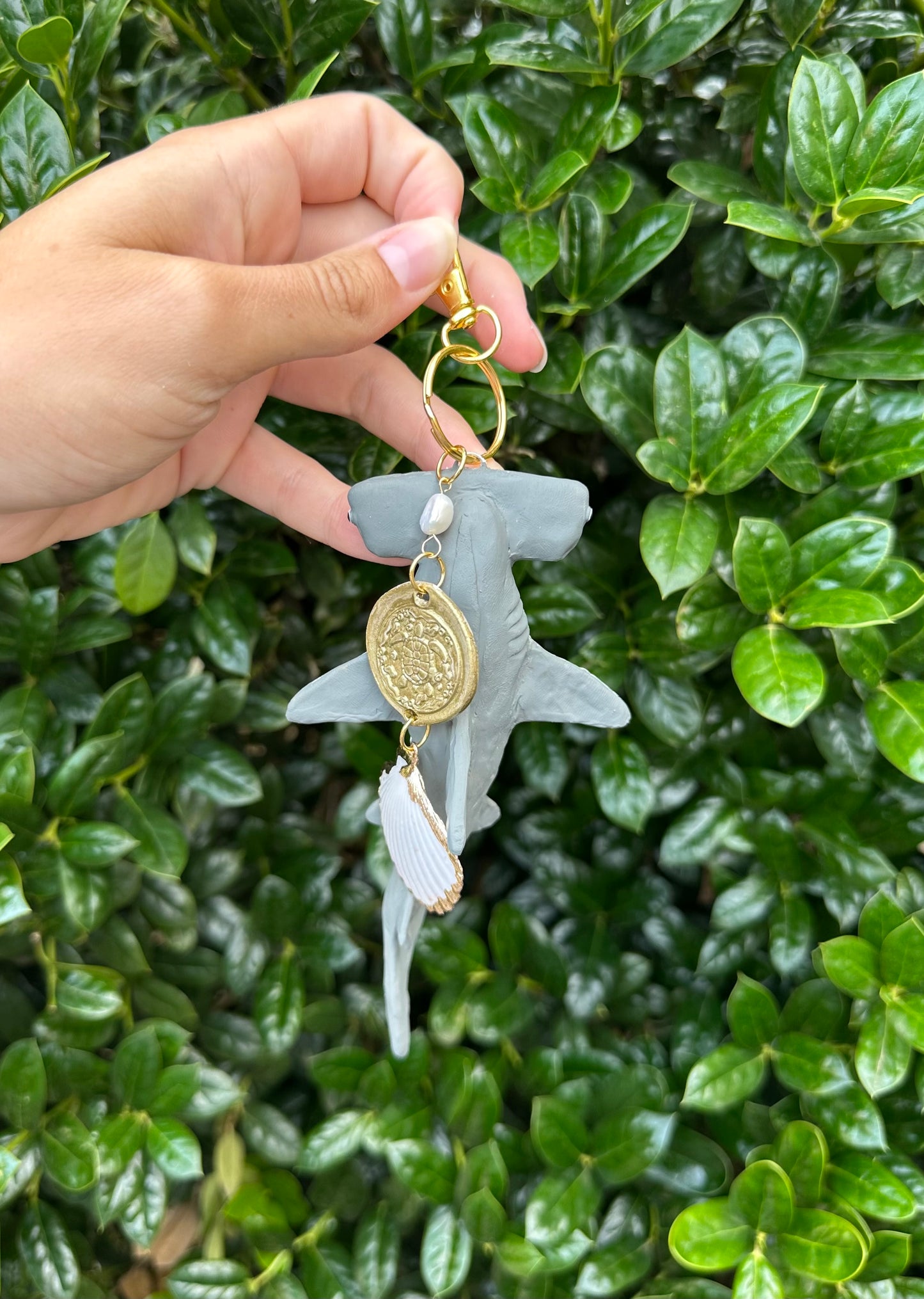 Hammerhead bag charm