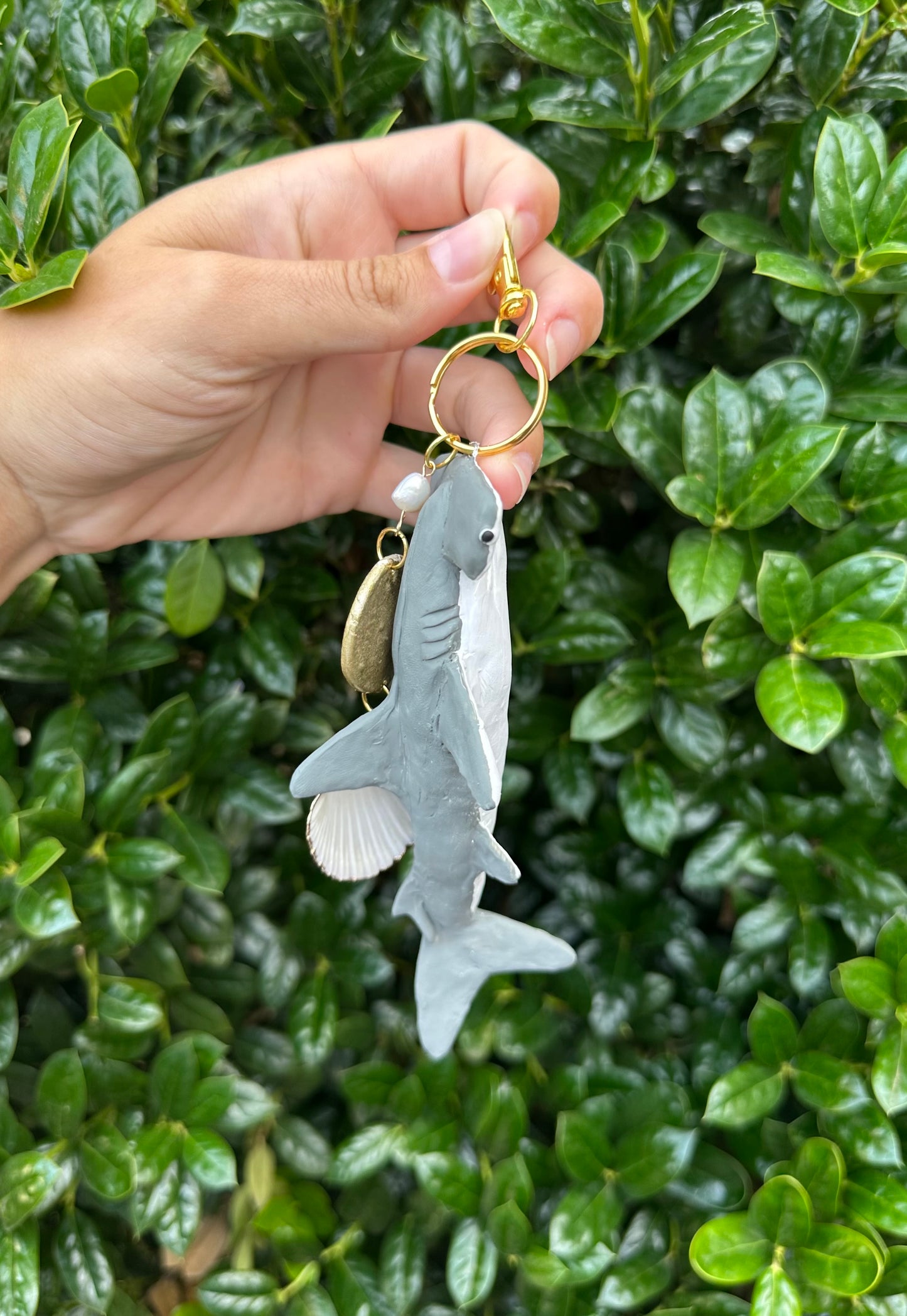 Hammerhead bag charm