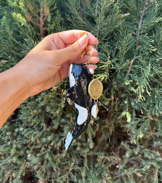 Orca bag charm